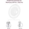 imageMomcozy Original S9 ProS12 Pro Replacement Accessories Only Compatible with S9 ProS12 Pro Breast Pump NOT for S9S12S12ProQuick SingleSealed Full Set Collector 24mm Flange 180ml 1 PackTransparent