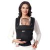 imageMomcozy Baby Carrier Ergonomic Cozy and Lightweight Carrier Effortless to Put On Ideal for HandsFree Parenting Enhanced Lumbar Support GeometryAir MeshBlack
