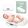 imageMomcozy Baby Scale MultiFunction Scale for Body Weight and Height Measurement Weighted Feeds with Curved Removable Tray for Newborns Adult Scale amp Pet Scale 5 Units AutoOffDigital LED ScreenRegular