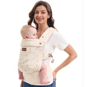 imageMomcozy Baby Carrier Ergonomic Cozy and Lightweight Carrier Effortless to Put On Ideal for HandsFree Parenting Enhanced Lumbar Support GeometryGeometry
