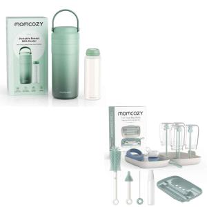 imageMomcozy Bottle Brush Set amp Momcozy Portable Breast Milk Cooler Lite