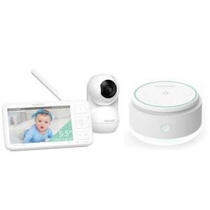 imageMomcozy Sound Machine for Baby20 Soothing Sounds Video Baby Monitor 55 1080P Full HD Baby Monitor with Camera