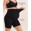 imageMomcozy Maternity Shapewear for Under Dresses AntiChafing MidThigh Pregnancy Underwear Cotton GussetBlack
