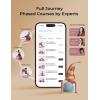 imageMomcozy BirthEase Maternity Ball Set Birthing Ball with App FullJourney Courses BPAFree PVC amp Anti Burst Exercise Yoga Ball for Maternity Labor Physio RecoveryGlacier Blue