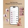imageMomcozy BirthEase Maternity Ball Set Birthing Ball with App FullJourney Courses BPAFree PVC amp Anti Burst Exercise Yoga Ball for Maternity Labor Physio RecoveryDusty Rose