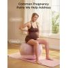 imageMomcozy BirthEase Maternity Ball Set Birthing Ball with App FullJourney Courses BPAFree PVC amp Anti Burst Exercise Yoga Ball for Maternity Labor Physio RecoveryPetal Sky