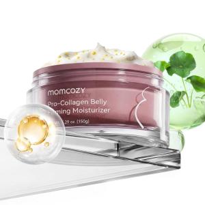 imageMomcozy Stretch Mark Cream for Pregnancy amp Postpartum ProCollagen Belly Firming Moisturizer FacialGrade Peptides amp OilinCream 529 oz 150g529 Ounce Pack of 1  Full Size