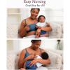imageMomcozy Hands Free Pumping Bra Adjustable BreastPumps Holding and Nursing Bra Pumping amp Nursing Bra in OneBlue