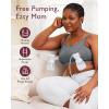 imageMomcozy Hands Free Pumping Bra Adjustable BreastPumps Holding and Nursing Bra Pumping amp Nursing Bra in OneGrey