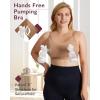 imageMomcozy Hands Free Pumping Bra Adjustable BreastPumps Holding and Nursing Bra Pumping amp Nursing Bra in OneMocha
