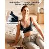 imageMomcozy HandsFree Pumping Bra Wireless amp Seamless HF010 Breast Pump Bra Breathable Tencel Fabric amp Fully Fixed CupsBlack