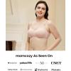 imageMomcozy HandsFree Pumping Bra Wireless amp Seamless HF010 Breast Pump Bra Breathable Tencel Fabric amp Fully Fixed CupsOyster Pink