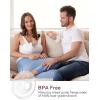imageMomcozy S9 Pro Upgraded Wearable Breast Pump HandsFree Design with Extended Battery Life amp LED Display Double Electric Portable Pump with 2 Modes amp 9 Levels 24mm 2Pack Gray ColorSL 27mm 1Pack