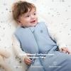 imageMomcozy Sleep Sack for Baby 06 Months 15 TOG Baby Wearable Blanket with Supportive Plush Filling TwoWay Zipper for Easy Diaper Changes SnapFit Design for Growing Babies Small BlueBlue