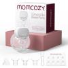 imageMomcozy S9 Pro Upgraded Wearable Breast Pump HandsFree Design with Extended Battery Life amp LED Display Double Electric Portable Pump with 2 Modes amp 9 Levels 24mm 2Pack Gray Color24mm 1Pack