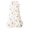 imageMomcozy Sleep Sack for Baby 06 Months 15 TOG Baby Wearable Blanket with Supportive Plush Filling TwoWay Zipper for Easy Diaper Changes SnapFit Design for Growing Babies Small BlueGiraffe