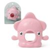 imageMomcozy 2 Pack Baby Teething Toys Food Grade Silicone Baby Teethers for 012 Months Baby Teether Mitten Wrist Teether Set Easy Grip Teething Relief with Multiple Chew Points RedampGrass GreenPink