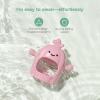 imageMomcozy 2 Pack Baby Teething Toys Food Grade Silicone Baby Teethers for 012 Months Baby Teether Mitten Wrist Teether Set Easy Grip Teething Relief with Multiple Chew Points RedampGrass GreenPink
