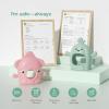 imageMomcozy 2 Pack Baby Teething Toys Food Grade Silicone Baby Teethers for 012 Months Baby Teether Mitten Wrist Teether Set Easy Grip Teething Relief with Multiple Chew Points RedampGrass GreenMint Green