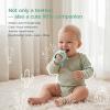 imageMomcozy 2 Pack Baby Teething Toys Food Grade Silicone Baby Teethers for 012 Months Baby Teether Mitten Wrist Teether Set Easy Grip Teething Relief with Multiple Chew Points RedampGrass GreenPink
