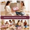 imageMomcozy 73pc Postpartum Essentials Kit Initiate breastfeeding for New Moms Hospital Bag Must Haves with Nursing Pads Hot amp Cold Breast Pads Nipple Cream Colostrum Collectors and Milk Storage Bags