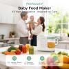 imageMomcozy Baby Food Maker amp Squeeze station  OneStep Auto Steam amp Blend Food Processor and Pouch Filler for Homemade Baby Puree