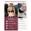 imageMomcozy Belly Bands for Pregnant Women OnePiece amp Portable Pregnancy Belly Band with Ergonest Back Support amp Breathable Fabric  Adjustable Maternity Belt for SmallRoundHighCarrying BellyOyster Pink