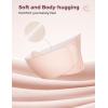 imageMomcozy Belly Bands for Pregnant Women OnePiece amp Portable Pregnancy Belly Band with Ergonest Back Support amp Breathable Fabric  Adjustable Maternity Belt for SmallRoundHighCarrying BellyOyster Pink