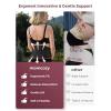 imageMomcozy Belly Bands for Pregnant Women OnePiece amp Portable Pregnancy Belly Band with Ergonest Back Support amp Breathable Fabric  Adjustable Maternity Belt for SmallRoundHighCarrying BellyBlack