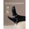 imageMomcozy Compression Socks for Women 2030mmHg Athletic Support Socks for Running Travel Flying Yoga amp Workouts 2 PairsBlackBlack