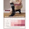 imageMomcozy Compression Socks for Women 2030mmHg Athletic Support Socks for Running Travel Flying Yoga amp Workouts 2 PairsBlackWhite