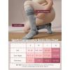 imageMomcozy Compression Socks for Women 2030mmHg Athletic Support Socks for Running Travel Flying Yoga amp Workouts 2 PairsGrayPink