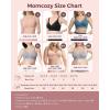 imageMomcozy CoolFit Nursing Bras for Breastfeeding Ultra Stretch Seamless Jelly Strip Maternity Bra Cooling Wireless