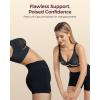 imageMomcozy CoolFit Nursing Bras for Breastfeeding Ultra Stretch Seamless Jelly Strip Maternity Bra Cooling WirelessBlack New Cup