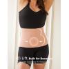 imageMomcozy Ergowrap Abdominal Binder Postpartum Post Surgery Belly Binder with 3D Lifting amp Back Support 9 Tummy Tuck Compression Garment9  Oyster Pink