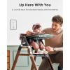 imageMomcozy High Chair 5in1 Convertible Wooden High Chair with FoodGrade Tray Baby Set with Removable Harness and Toddler Tower Highchair for 6 Months to 308 lb Adjustable amp Ergonomic WalnutWalnut