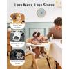 imageMomcozy High Chair 5in1 Convertible Wooden High Chair with FoodGrade Tray Baby Set with Removable Harness and Toddler Tower Highchair for 6 Months to 308 lb Adjustable amp Ergonomic WalnutNatural Wood