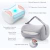imageMomcozy Knee Pillow for Side Sleepers Soft Memory Foam amp PinchFree Design Relieve Knee Leg and Sciatica Pain Adjustable Elastic Strap Ideal for Pregnant Women and Seniors Crystal Velvet in GrayGray