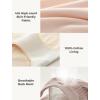 imageMomcozy Maternity Underwear VFront Seamless Maternity Panties Cotton Gusset Pregnancy Underwear Under BumpBlack almond oyster Pink brown4pk