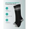 imageMomcozy Medical Grade Compression Socks 2030 mmHg FDA Registered Graduated Support Socks for Circulation amp Recovery 2 PairsBlackBlack