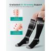 imageMomcozy Medical Grade Compression Socks 2030 mmHg FDA Registered Graduated Support Socks for Circulation amp Recovery 2 PairsBlackBlack