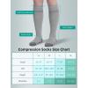 imageMomcozy Medical Grade Compression Socks 2030 mmHg FDA Registered Graduated Support Socks for Circulation amp Recovery 2 PairsBlackGray