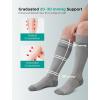 imageMomcozy Medical Grade Compression Socks 2030 mmHg FDA Registered Graduated Support Socks for Circulation amp Recovery 2 PairsBlackGray