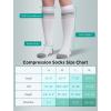 imageMomcozy Medical Grade Compression Socks 2030 mmHg FDA Registered Graduated Support Socks for Circulation amp Recovery 2 PairsBlackWhite
