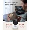 imageMomcozy Smart Baby Monitor BM08 ContactFree Baby Monitoring with 2K HD Night Vision AI Safety Detection for SoundMotionCry Sleep Datas WiFi Connection 2Way Audio Newborn Essentials