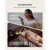 imageMomcozy Smart Baby Monitor ContactFree Vitals Monitoring 2K HD Night Vision AIPowered Safety Detection SoundMotionCry Notifications Sleep Report 245GHz WiFi Connection 2Way Audio BM08
