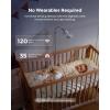 imageMomcozy Smart Baby Monitor ContactFree Vitals Monitoring 2K HD Night Vision AIPowered Safety Detection SoundMotionCry Notifications Sleep Report 245GHz WiFi Connection 2Way Audio BM08