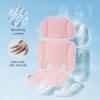 imageMomcozy Stroller Cooling Pad  Detachable 2Piece Cooling Cushion  Universal Soft Cooler Pad Breathable amp Adjustable Car Seat Liner  Fits Strollers Car Seat Swing High Chair BassinetPink