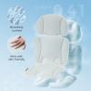 imageMomcozy Stroller Cooling Pad  Detachable 2Piece Cooling Cushion  Universal Soft Cooler Pad Breathable amp Adjustable Car Seat Liner  Fits Strollers Car Seat Swing High Chair BassinetBlue