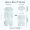 imageMomcozy Stroller Cooling Pad  Detachable 2Piece Cooling Cushion  Universal Soft Cooler Pad Breathable amp Adjustable Car Seat Liner  Fits Strollers Car Seat Swing High Chair BassinetBlue
